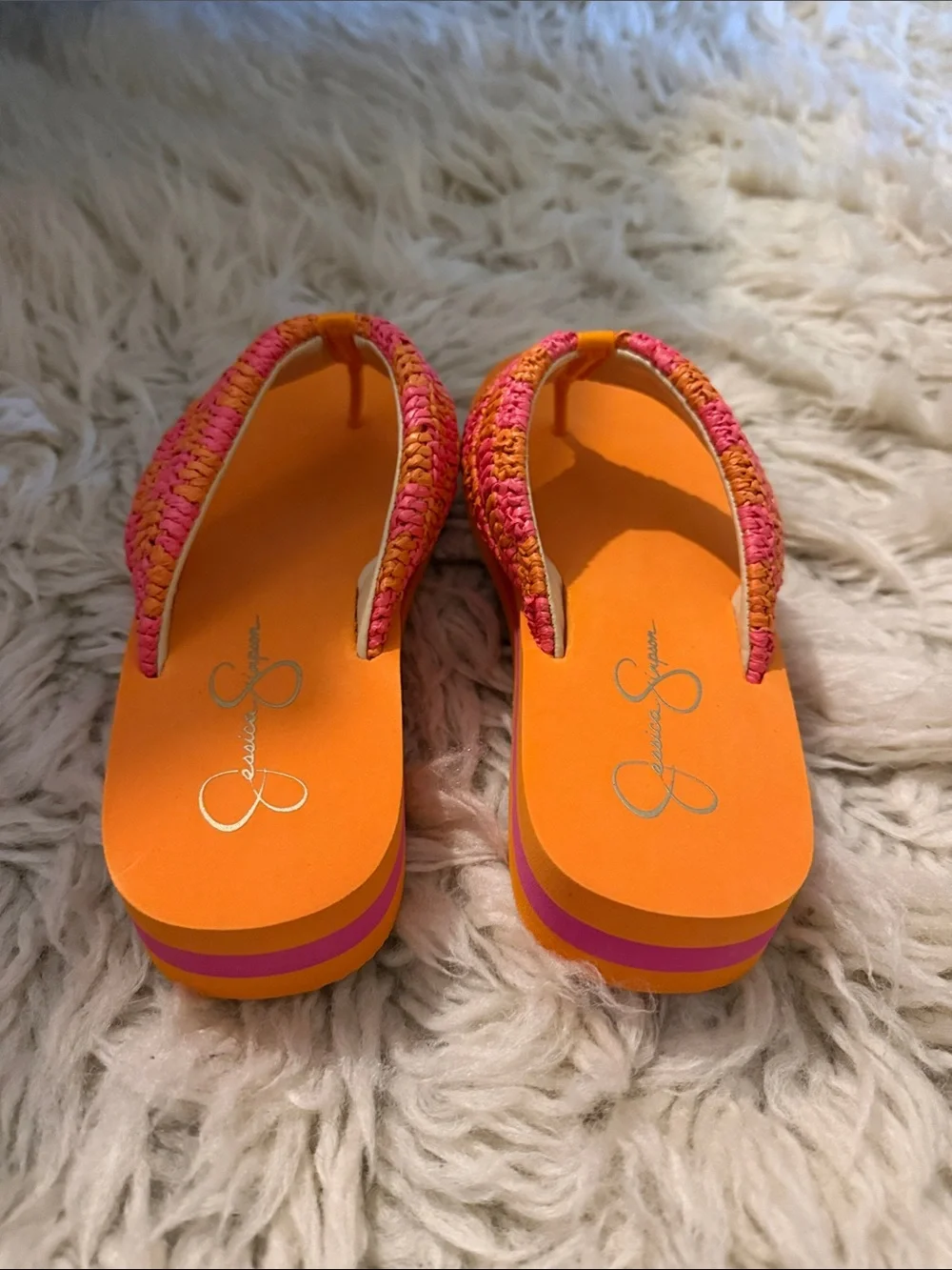 Jessica Simpson Platform Flip Flops